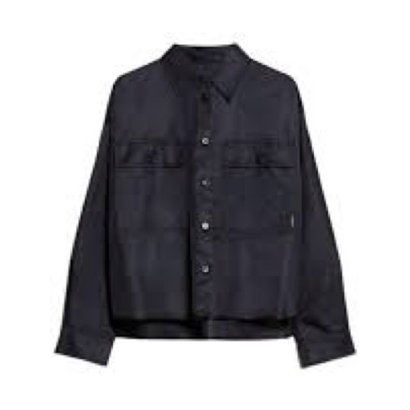 MaxMara Weekend Cremona Twill Shirt Jacket in Ultramarine - Picture 3 of 7